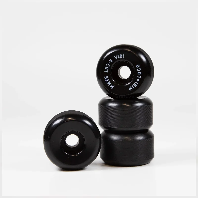 Mini Logo - 52mm 101a A-Cut 2 Skateboard Wheels - Black