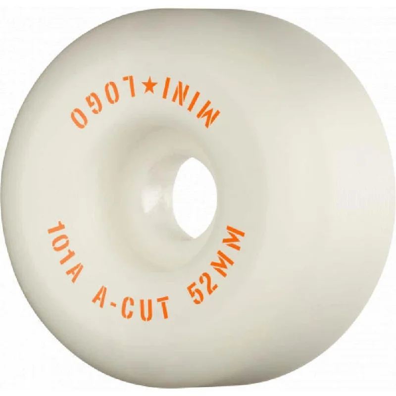 Mini Logo Wheels A-Cut 2 Skateboard Wheels 101a White 52mm