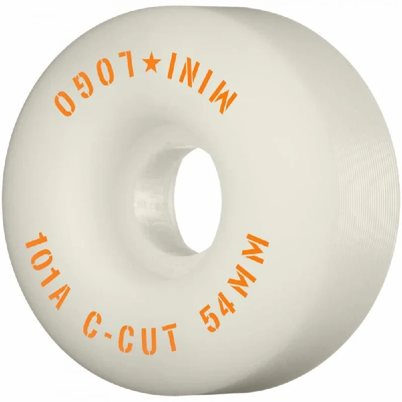 Mini Logo Wheels C-Cut 2 Skateboard Wheels 101a White 54mm