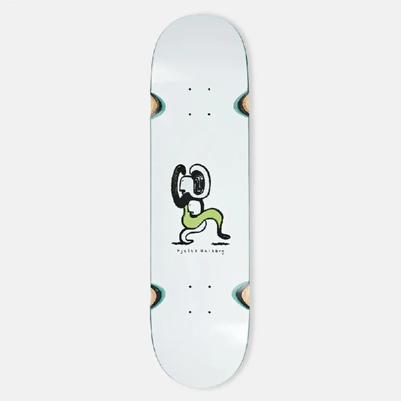 Polar Skate Co. - 8.375" Hjalte Halberg Lurking Wheel Well Skateboard Deck - White