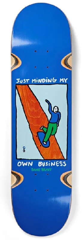 Polar Skate Co. Dane Brady Just Minding My Own Business Skateboard Deck - 8.0"