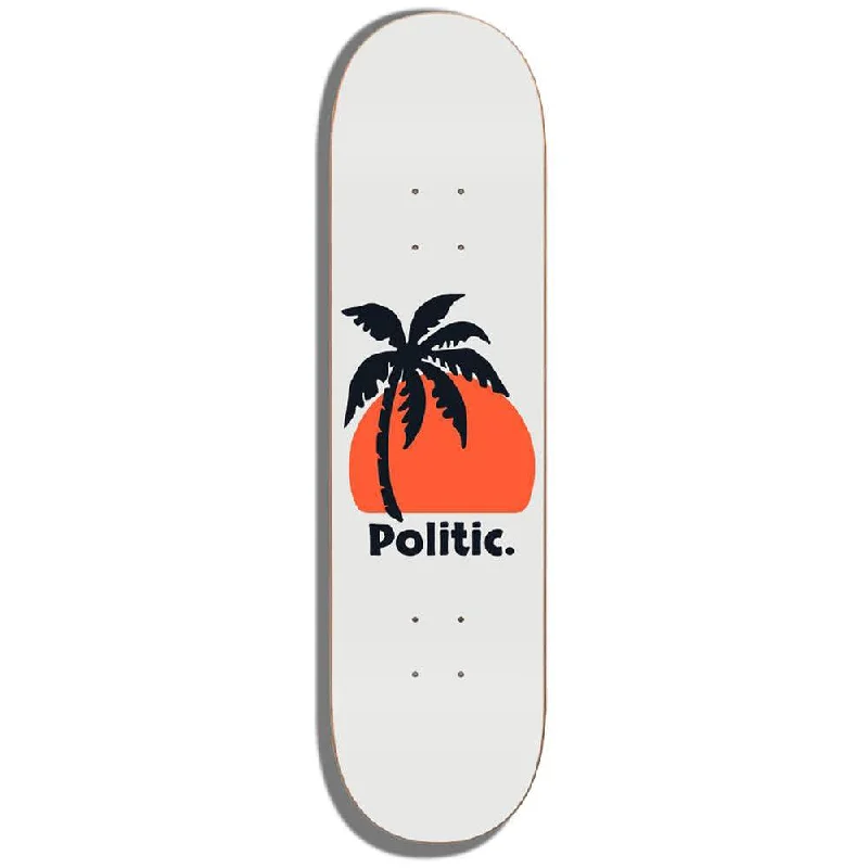 Politic Team Palm Tree 8.25 Skateboard Deck