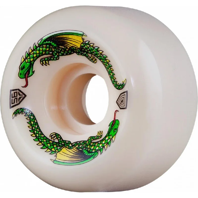 Powell Dragon Formula 93A Skateboard Wheels Off White Dragons V6 56mm x 36mm