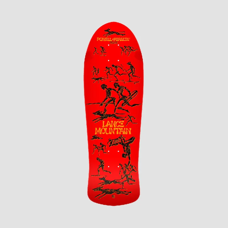 Powell Peralta Bones Brigade Series 15 Lance Mountain Skateboard Deck Red - 9.9"