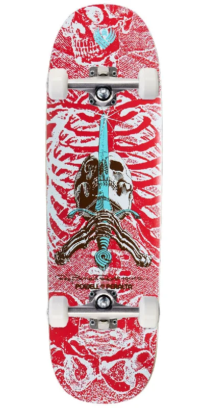 Powell-Peralta Flight Ray Rodriguez Skull & Sword 05 Skateboard Complete - Red/White - 9.26"