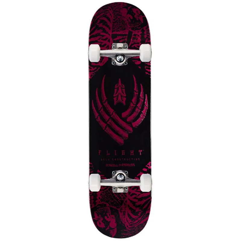 Powell-Peralta Flight Skeleton Skateboard Complete - Pink Foil - 8.00"