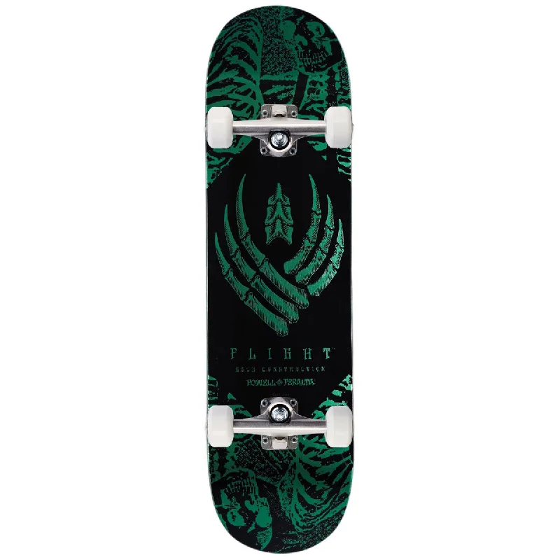 Powell-Peralta Flight Skeleton Skateboard Complete - Teal Foil - 8.13"