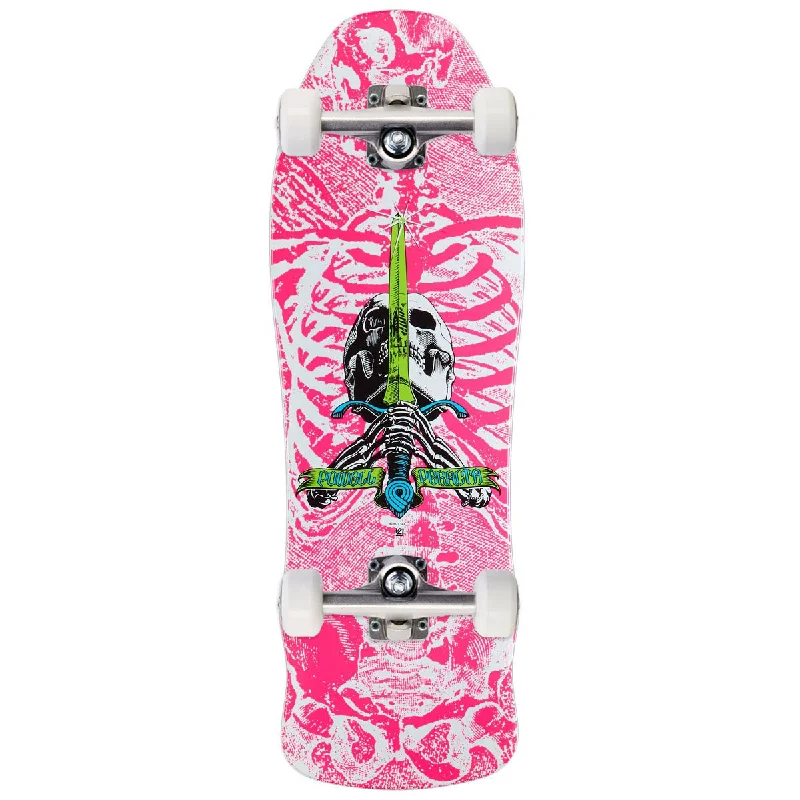 Powell-Peralta Geegah Skull & Sword 7 Skateboard Complete - Hot Pink - 9.75"