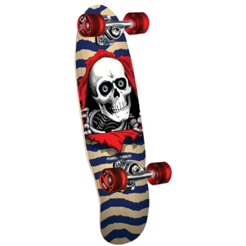 Powell Peralta Micro Mini Ripper Natural/Blue Cruiser Complete  24"