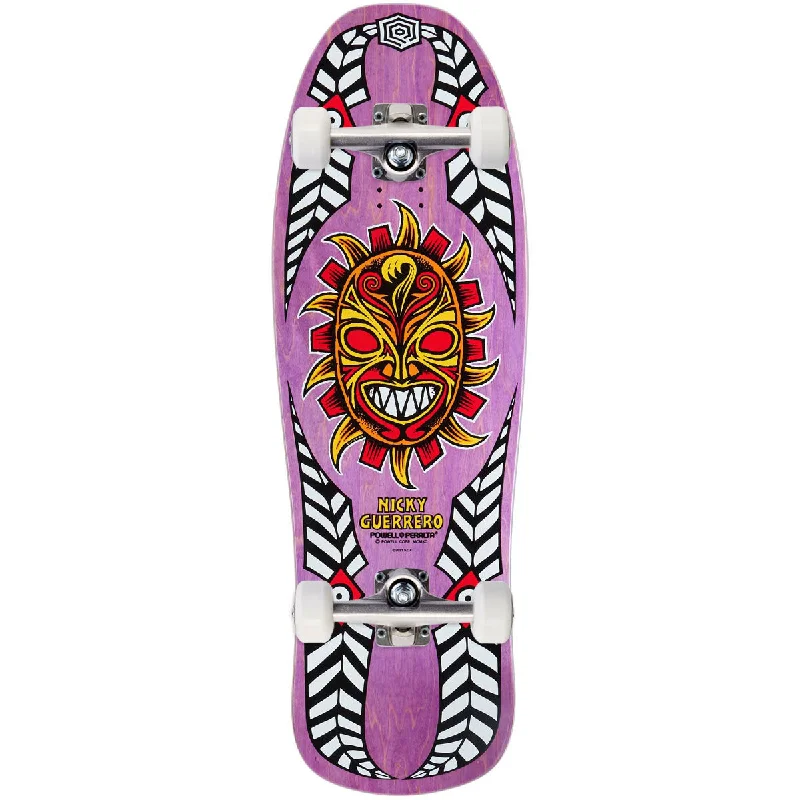 Powell-Peralta Nicky Guerrero Mask 5 Skateboard Complete - Purple - 10.00"