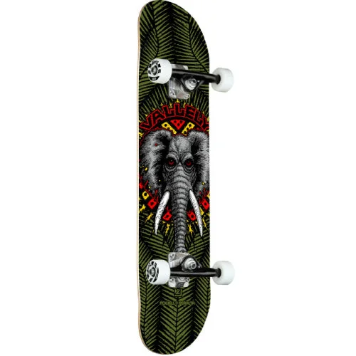 Powell Peralta Vallely Elephant Complete Skateboard Olive Green 8.25"