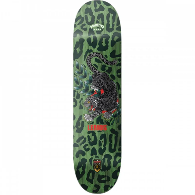 Primitive Lemos Black Jaguar 8.25" Green Skateboard Deck