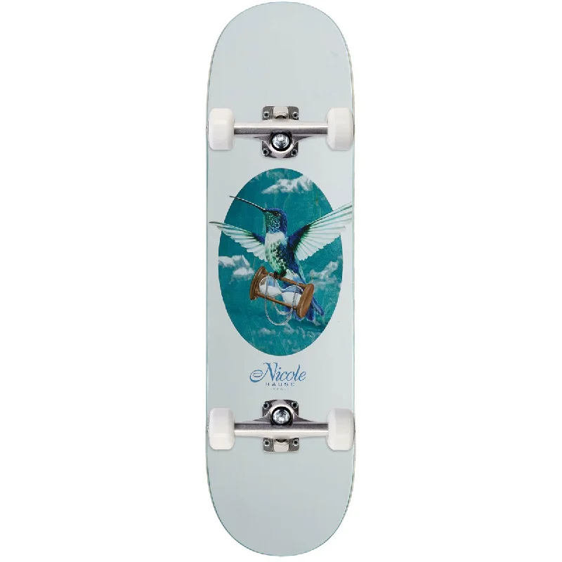 Real Nicole Time Flies Skateboard Complete - White - 8.25"