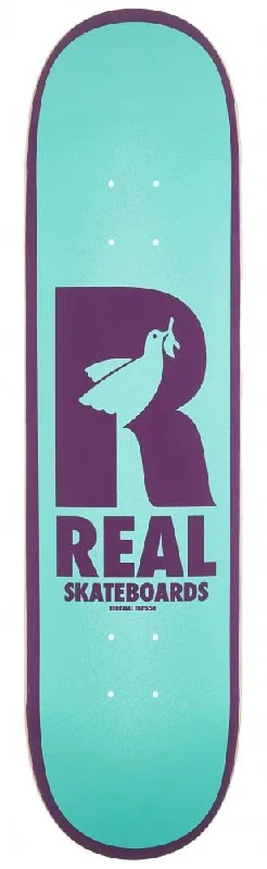 Real Renewal Doves Teal Skateboard Deck - 8.06"