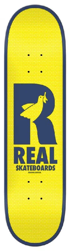 Real Renewal Doves Yellow Skateboard Deck - 8.38"