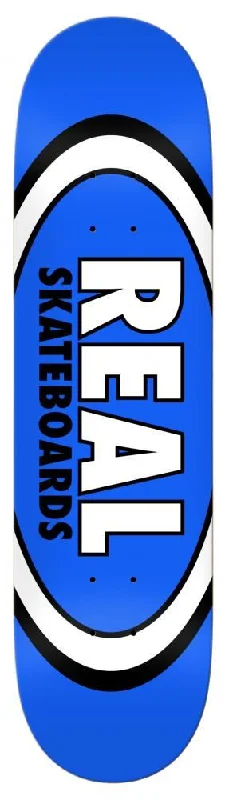 Real Team Classic Oval Blue Skateboard Deck - 8.5"