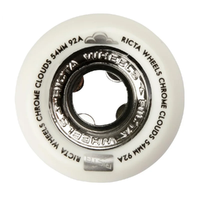 Ricta Chrome Clouds Black Skateboard Wheels 92a Black 54mm