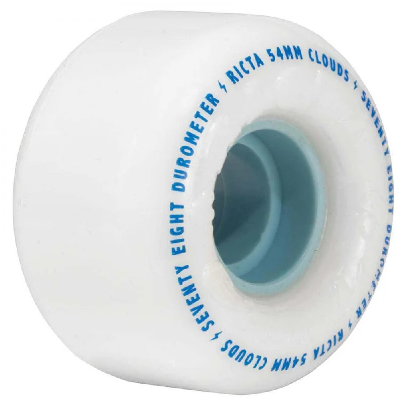 Ricta Clouds Skateboard Wheels 78A White Blue 52mm