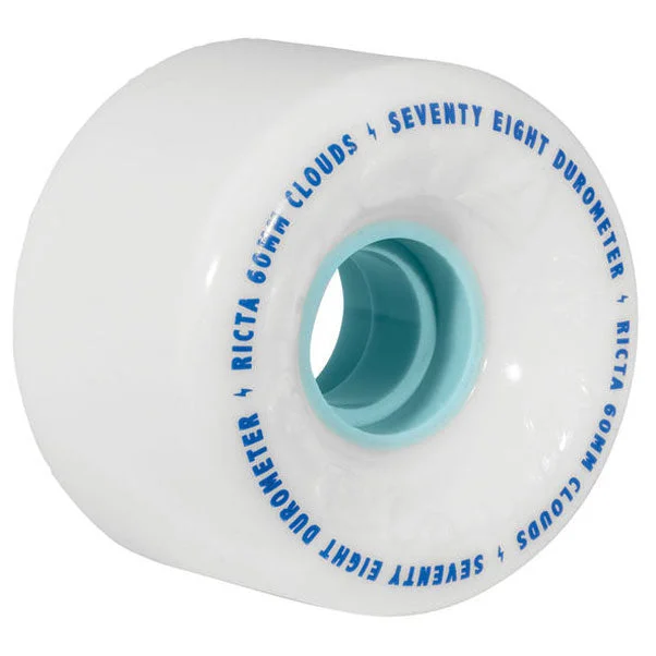 Ricta Clouds Skateboard Wheels White Blue 78a 60mm