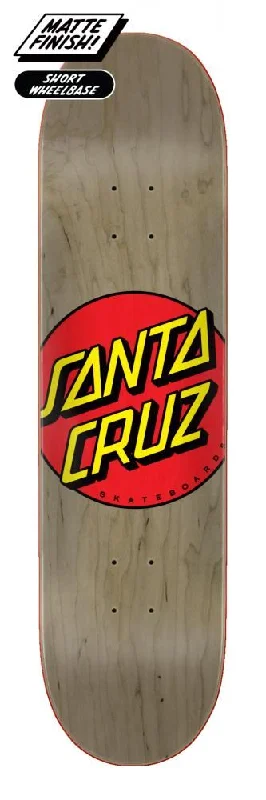 Santa Cruz Classic Dot Brown Skateboard Deck - 8.375"