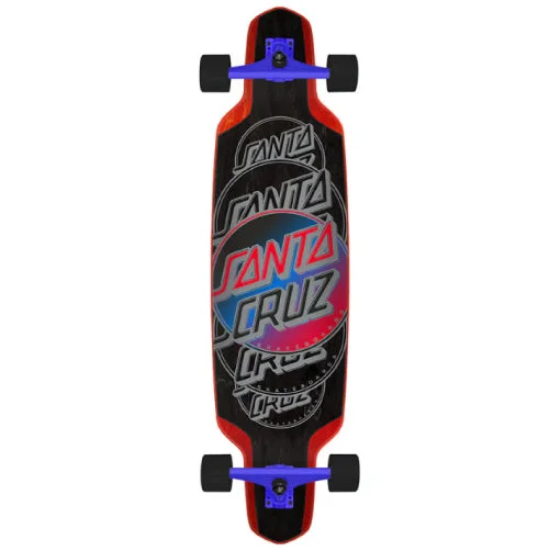 Santa Cruz Contra Eclipse Drop Down Longboard Complete 37.5"