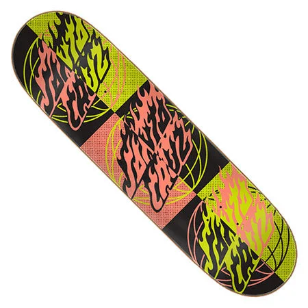 Santa Cruz Global Flame Dot Birch Deck