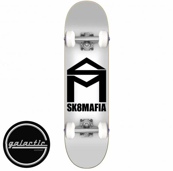 Sk8mafia House Logo Micro Complete (White) 6.0 x 23.5"