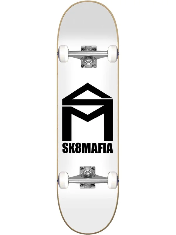 House Logo White 6 Complete Skateboard