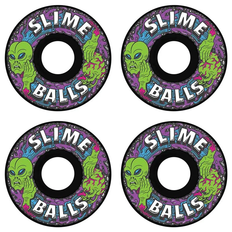 Slime Balls Alien Mini OG Slime Wheels Black 78a 54.5mm