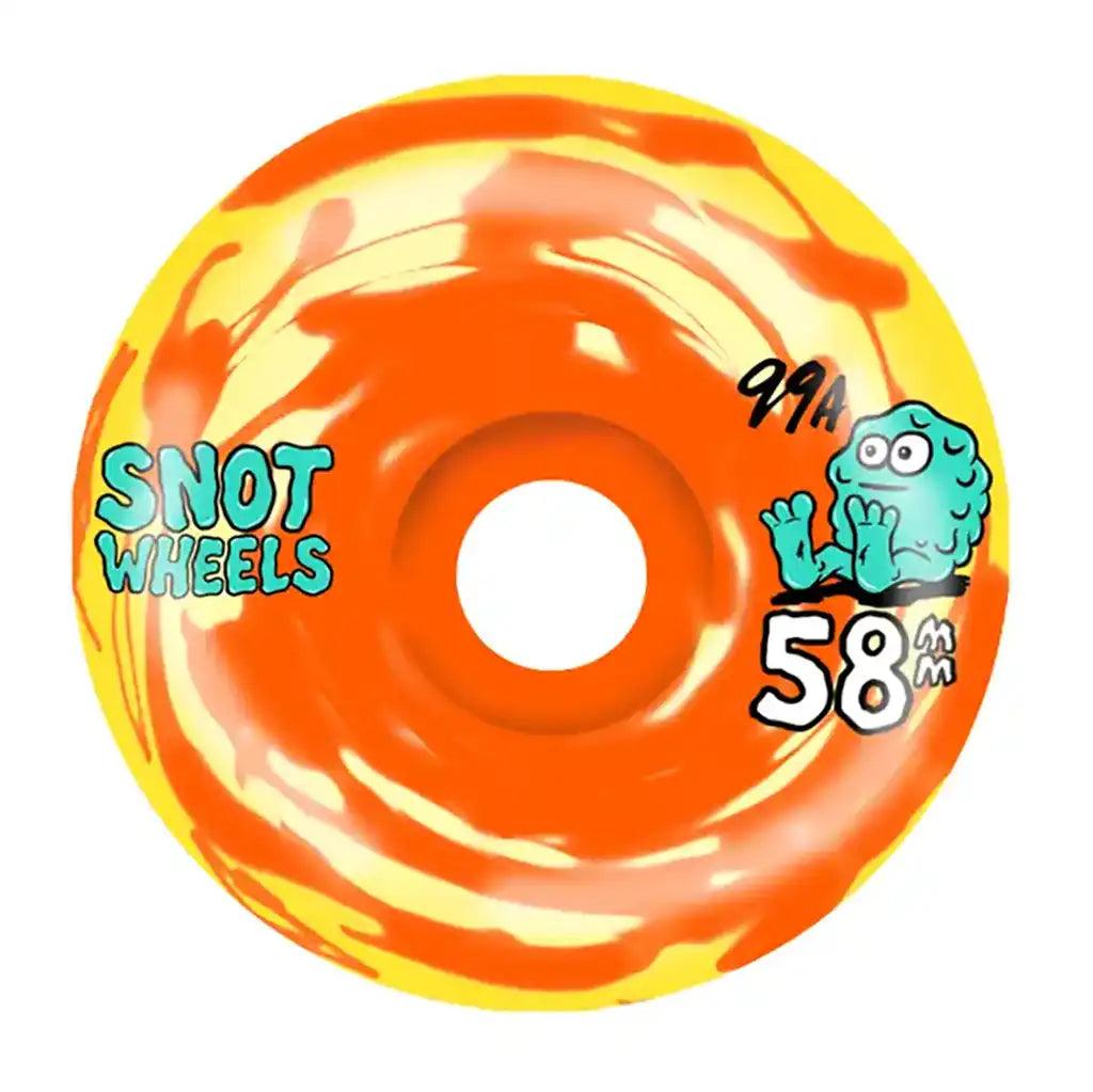 Snot Swirls 58mm 99a Conical Skateboard Wheels