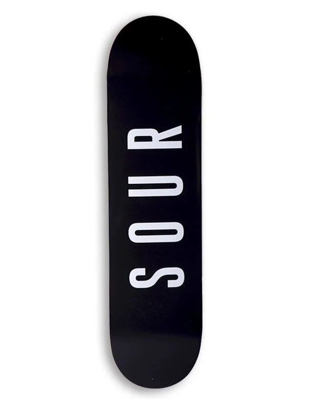 Sour Army Black Skateboard Deck - 7.5"