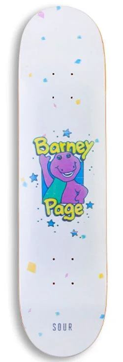 Sour Solution Barney And Friends Pro Skateboard Deck - 8.25"