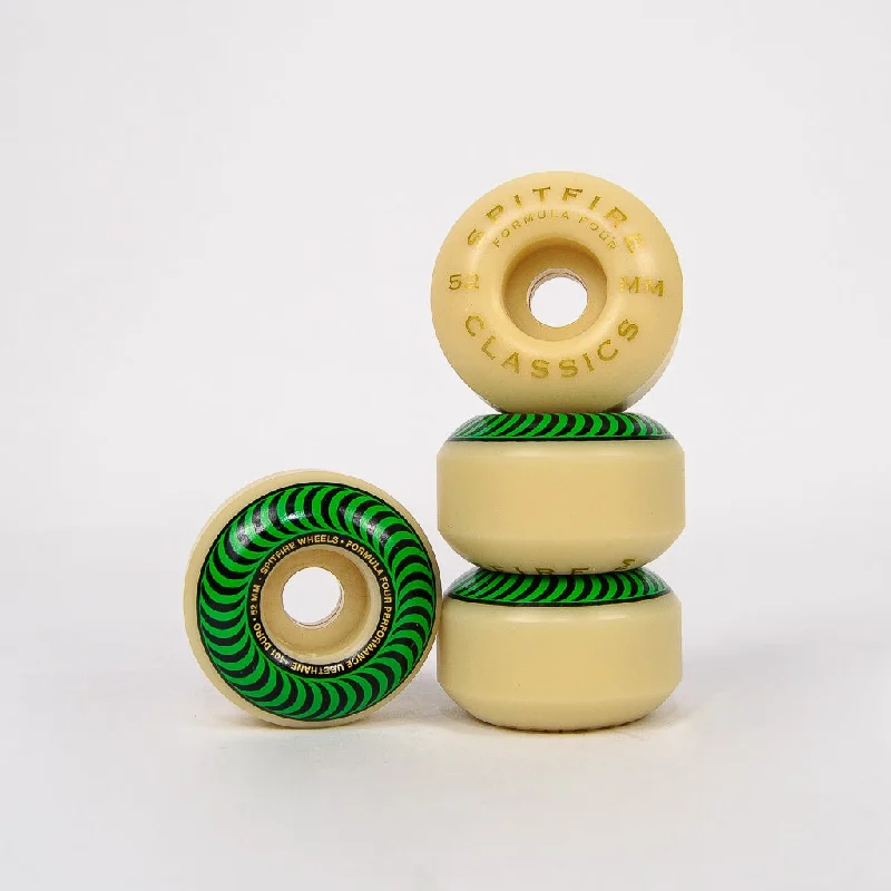 Spitfire - 52mm (101a) Formula Four Classics Skateboard Wheels (Green)