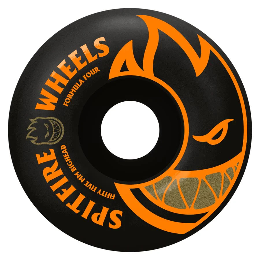 Spitfire F4 99 Black / Orange Bighead wheels