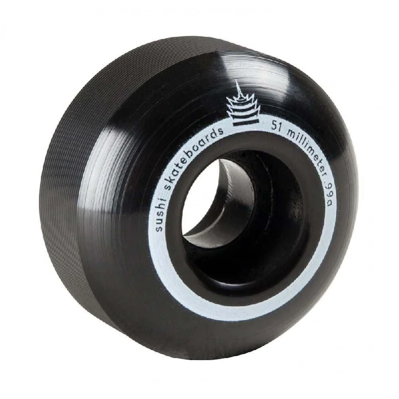 Sushi Pagoda Team V2 Skateboard Wheels Black 51mm