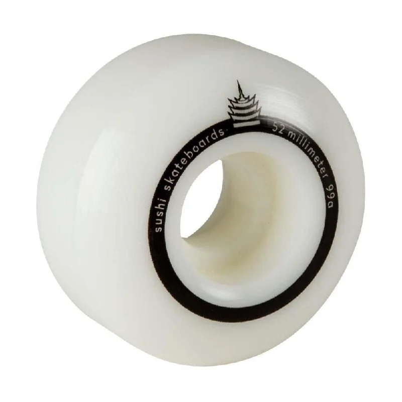 Sushi Pagoda Team V2 Skateboard Wheels White 52mm