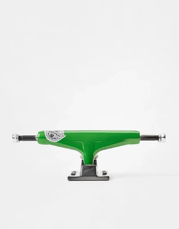 Tensor Mag Light Glossy 5.25 Skateboard Trucks - Green/Gunmetal