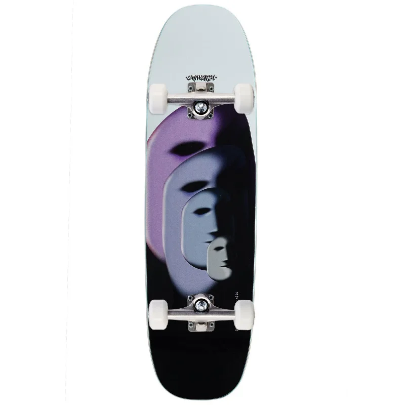 Umaverse Evan Faces On Fark Shape Skateboard Complete - 8.90"