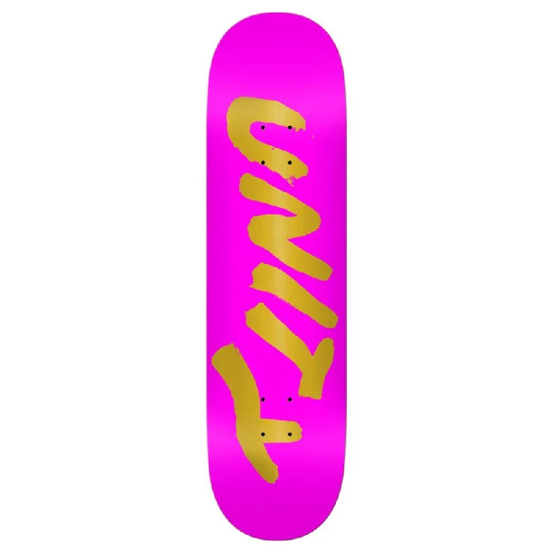 Unity Wet Gold Skateboard Deck - 8.75"