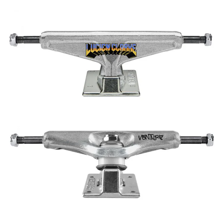 Venture Lucien Clarke Pro Edition Polished Skateboard Trucks - 5.2 (Pair)