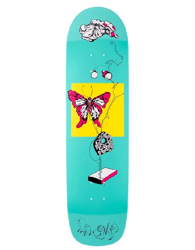 Welcome Puppet Master on Son of Planchette Deck Teal/White | 8.38"