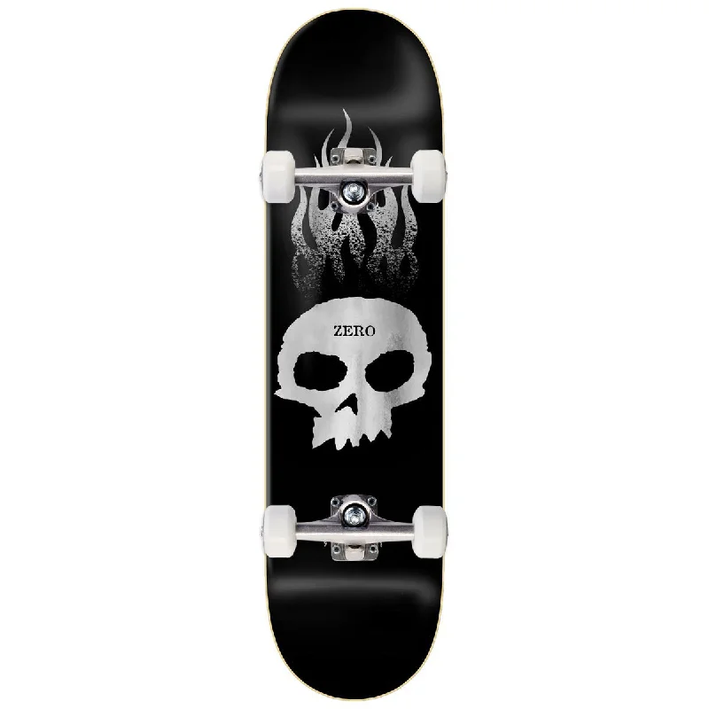 Zero Flaming Skull Forrest Edwards Skateboard Complete - 8.375"