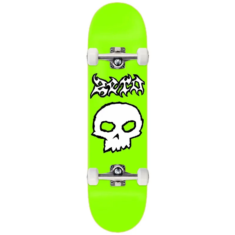 Zero Metal Single Skull Skateboard Complete - Green - 8.50"