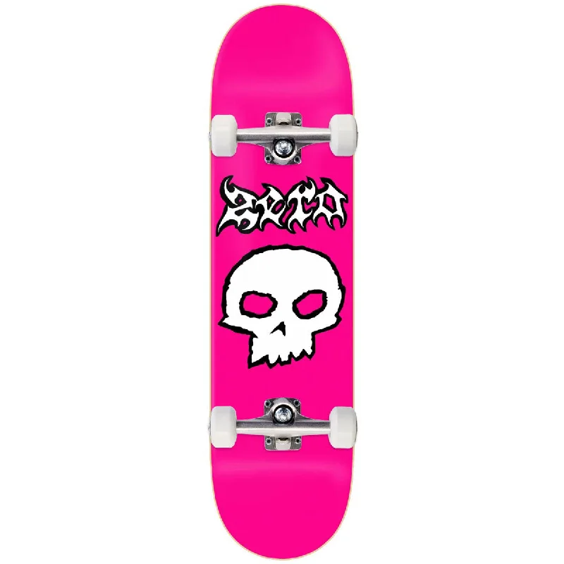 Zero Metal Single Skull Skateboard Complete - Pink - 8.25"